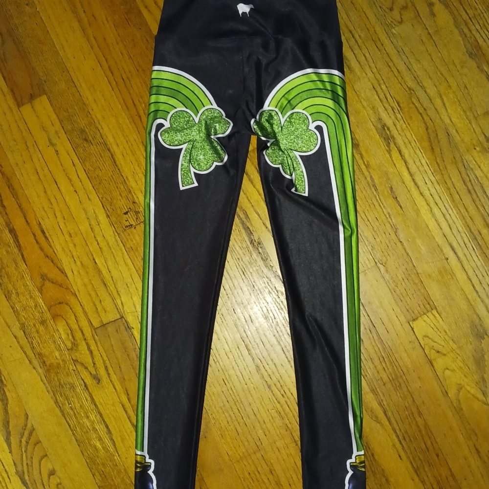 New GOLDSHEEP ST PATTYS DAY LEGGINGS
